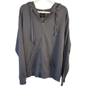 Keep a Breast Foundation I Love Boobies Gray Zip-Up Hoodie Size L Cozy